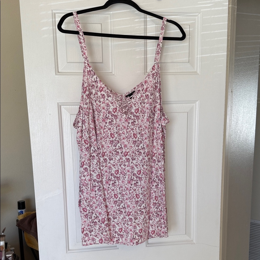 Torrid Pink Floral Camisole Top